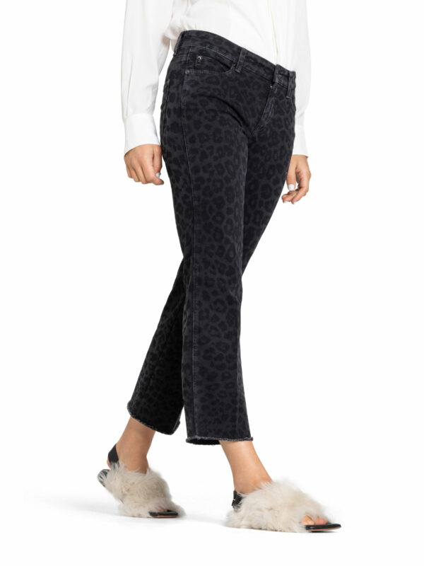 Jeans tobillero animal print oscuro FRANCESCA - CAMBIO - Imagen 2