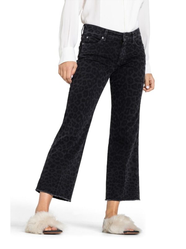 Jeans tobillero animal print oscuro FRANCESCA - CAMBIO