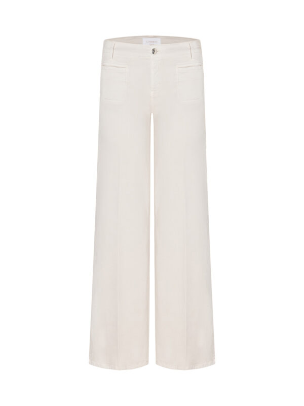 Jeans anchos beige TESS - CAMBIO