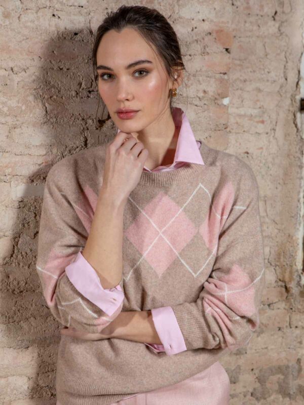 Camisa rosa AGNAS - TROVELS