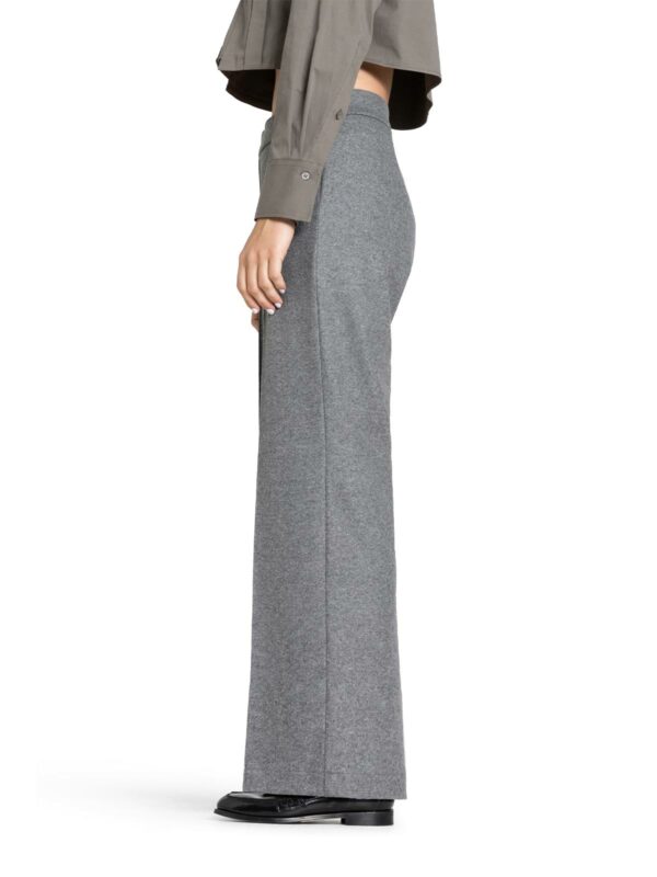 Pantalón de punto ancho acampanado gris AVA - CAMBIO - Imagen 2