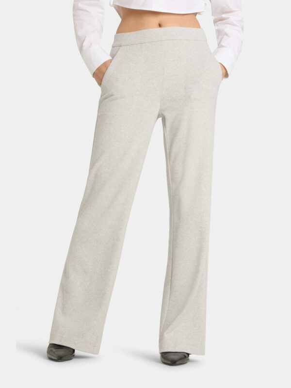 Pantalón ancho de punto gris claro AVA UTILITY  - CAMBIO