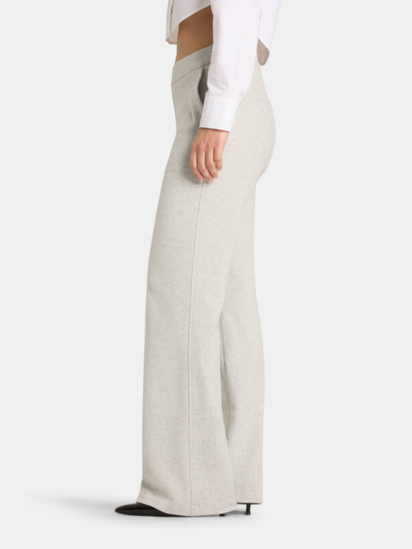 Pantalón ancho de punto gris claro AVA UTILITY  - CAMBIO - Imagen 3