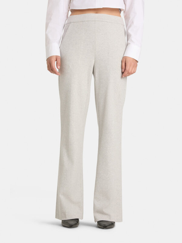 Pantalón ancho de punto gris claro AVA UTILITY  - CAMBIO - Imagen 2