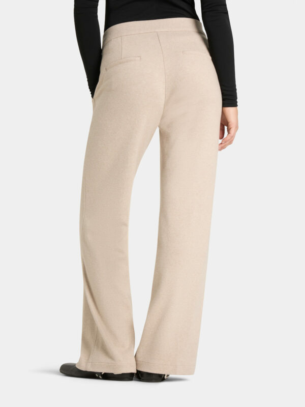 Pantalón de punto acampanado beige AVA UTILITY - CAMBIO - Imagen 4