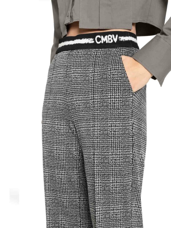 Pantalón ancho de punto  estampado Black&White AVA- CAMBIO - Imagen 4