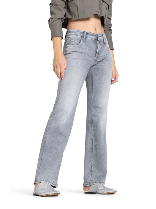 Jeans ancho gris TESS - CAMBIO
