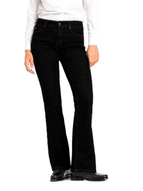 Jeans campana negro PARIS FLARED - CAMBIO