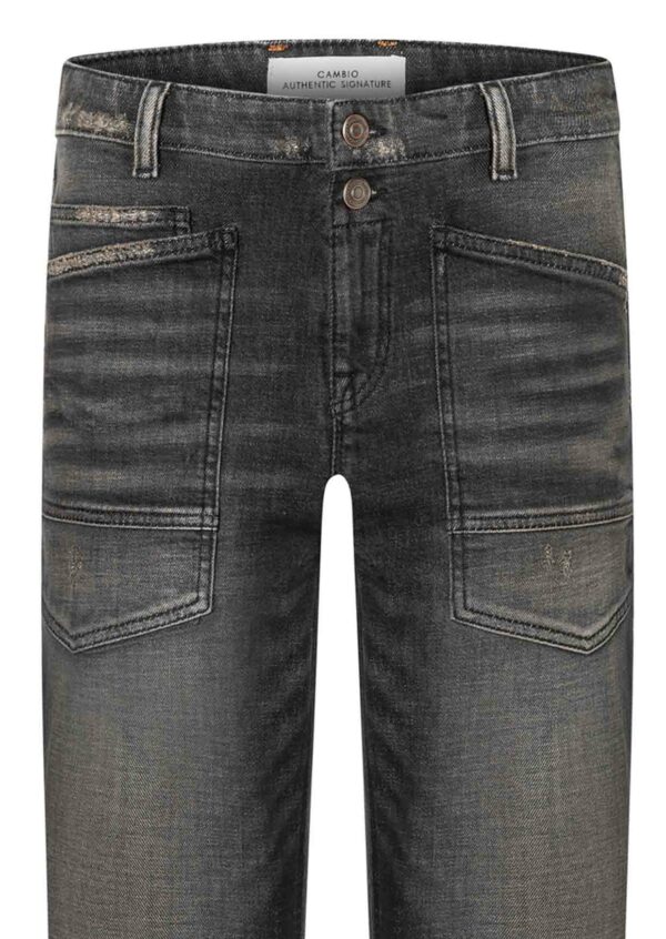 Jeans tobillero gris oscuro GIULI - CAMBIO - Imagen 4